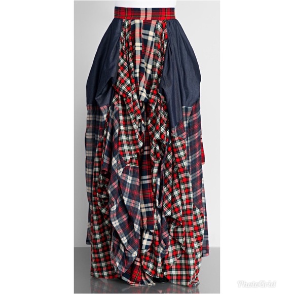 damsel in distress maxi skirt